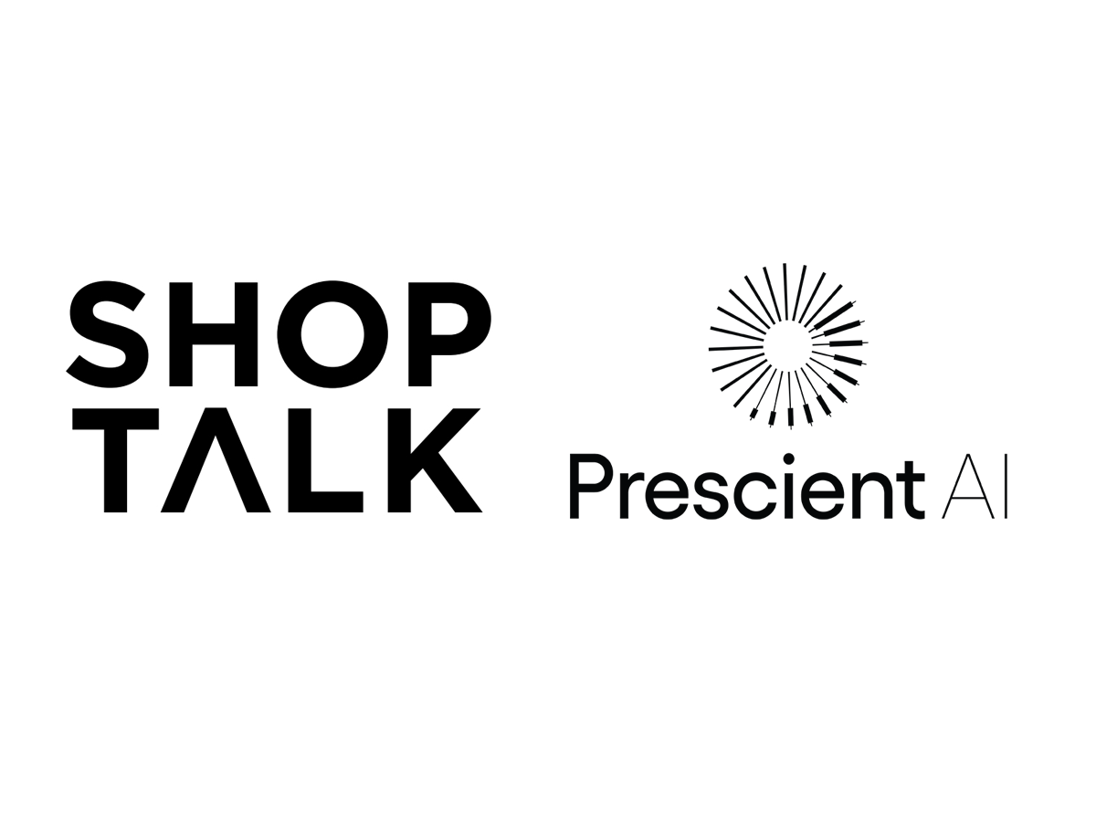 Shop Talk event poster